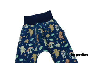 Dětské tepláčky / turky - Medvídci v lese