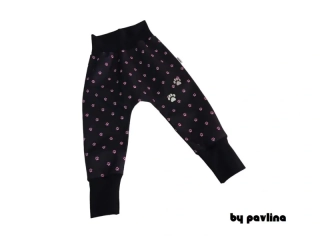 Dívčí jar.- podz.softshellové turky - Tlapičky + nažehlovačky vel. 98