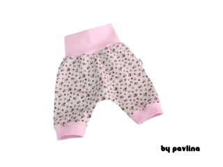 Dívčí kraťásky / turky - Drobné růžičky