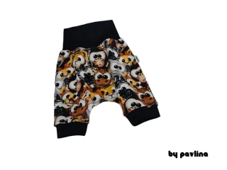 Dětské kraťásky / turky - Vykulená zvířátka