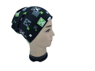 Dětská čepice - Kostičky