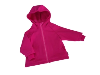 Dívčí softshellová bunda - Malinová