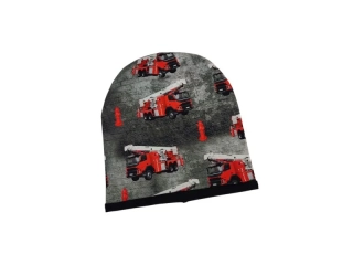 Chlapecká oboustranná čepice - Hasiči 2 vel. 44