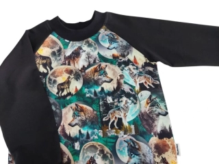 Dětská mikina - Vlci v úplňku