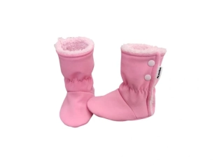 Softshellové válenky / capáčky s W. - Sv. růžové