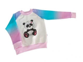 Dívčí mikina - Panda vel. 128