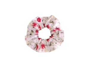 Gumička do vlasů / scrunchies - Převislé kytičky